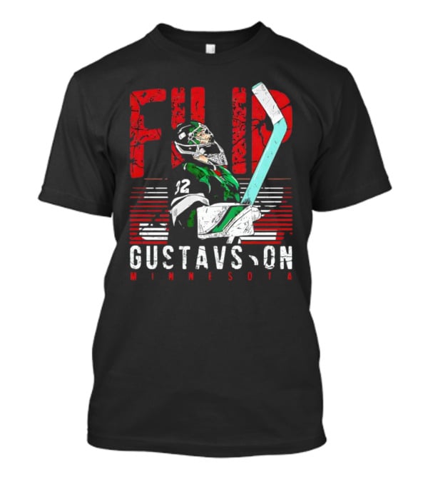 Filip Gustavsson Minnesota Vintage Hockey Player NHL Wild T-Shirt