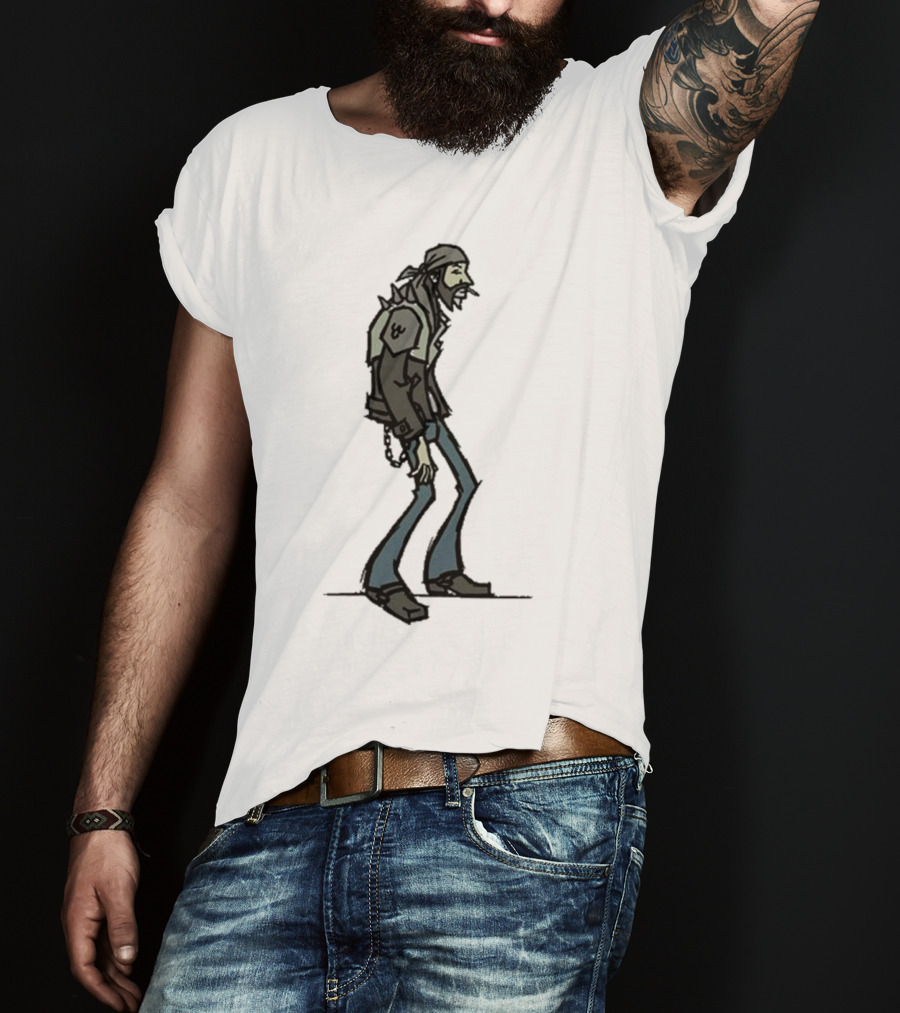 MTV Downtown Titmouse Spiked Jacket Character Stroll T-Shirt