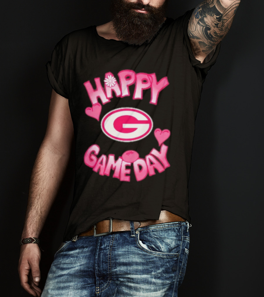 Happy Gameday Valentine’s Day Green Bay Packers 2025 T-Shirt