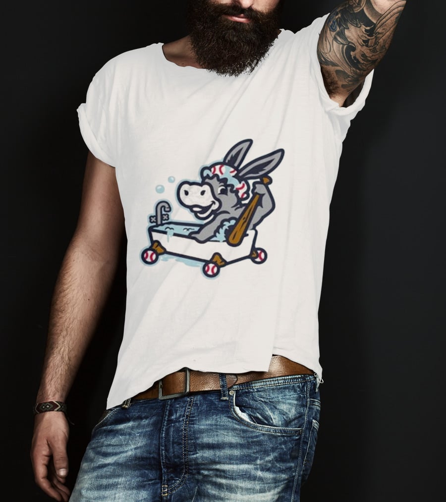 Bathtub Donkeys Baseball Bathtub Donkey Baseball T-Shirt