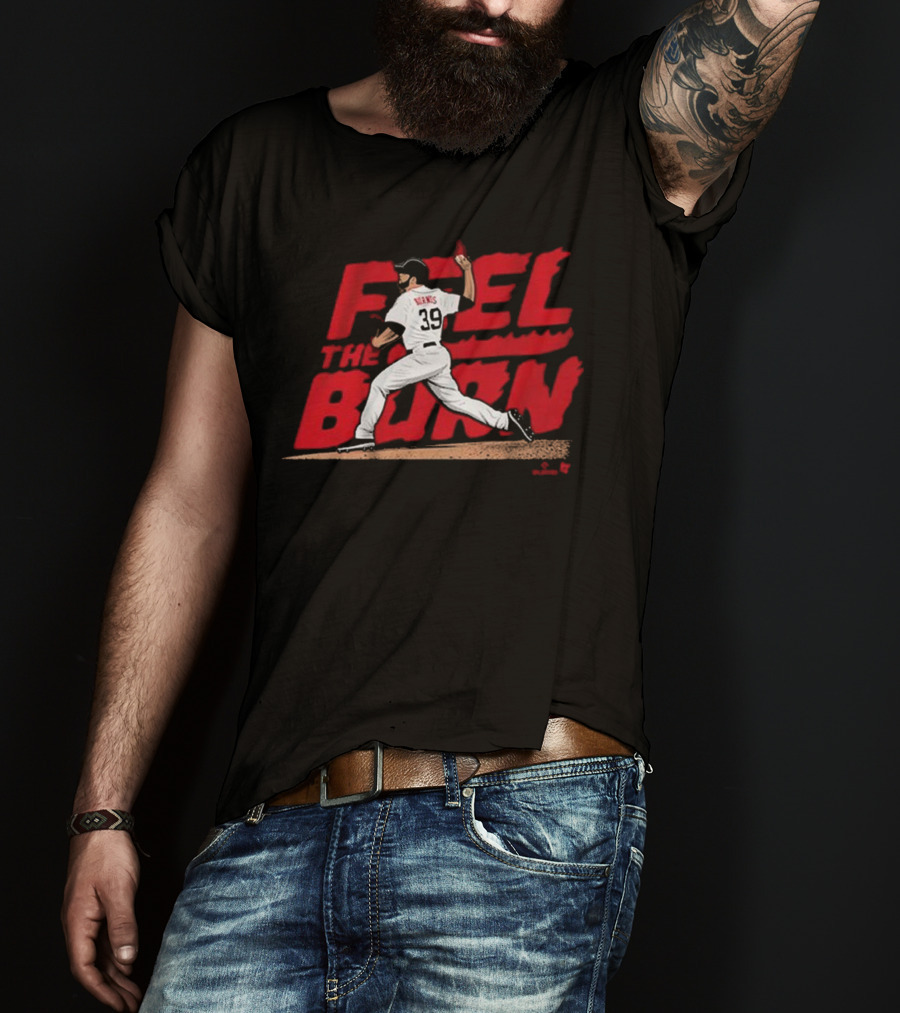 Corbin Burnes Feel The Burn 39 Arizona Baseball T-Shirt
