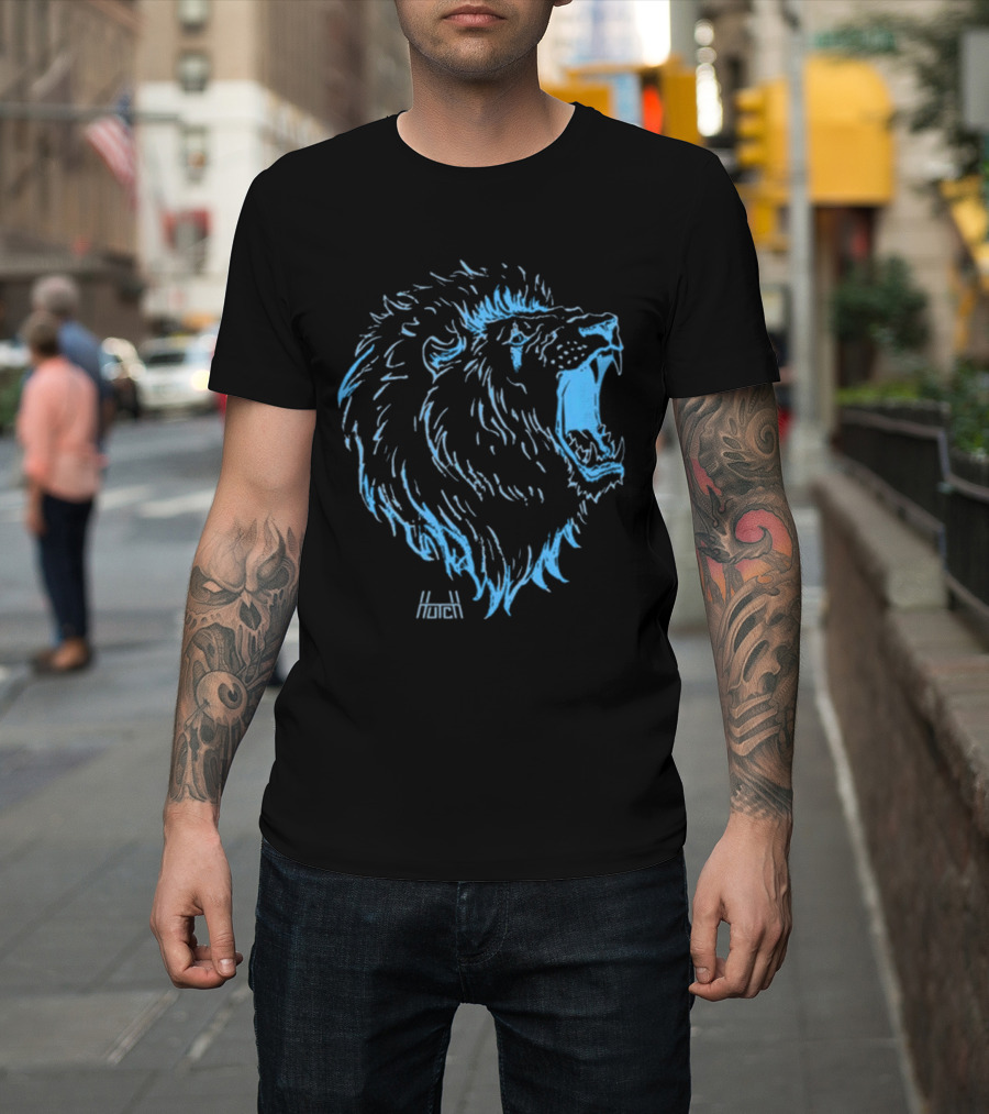 House Of Hutch Bold Lion Gritty T-Shirt