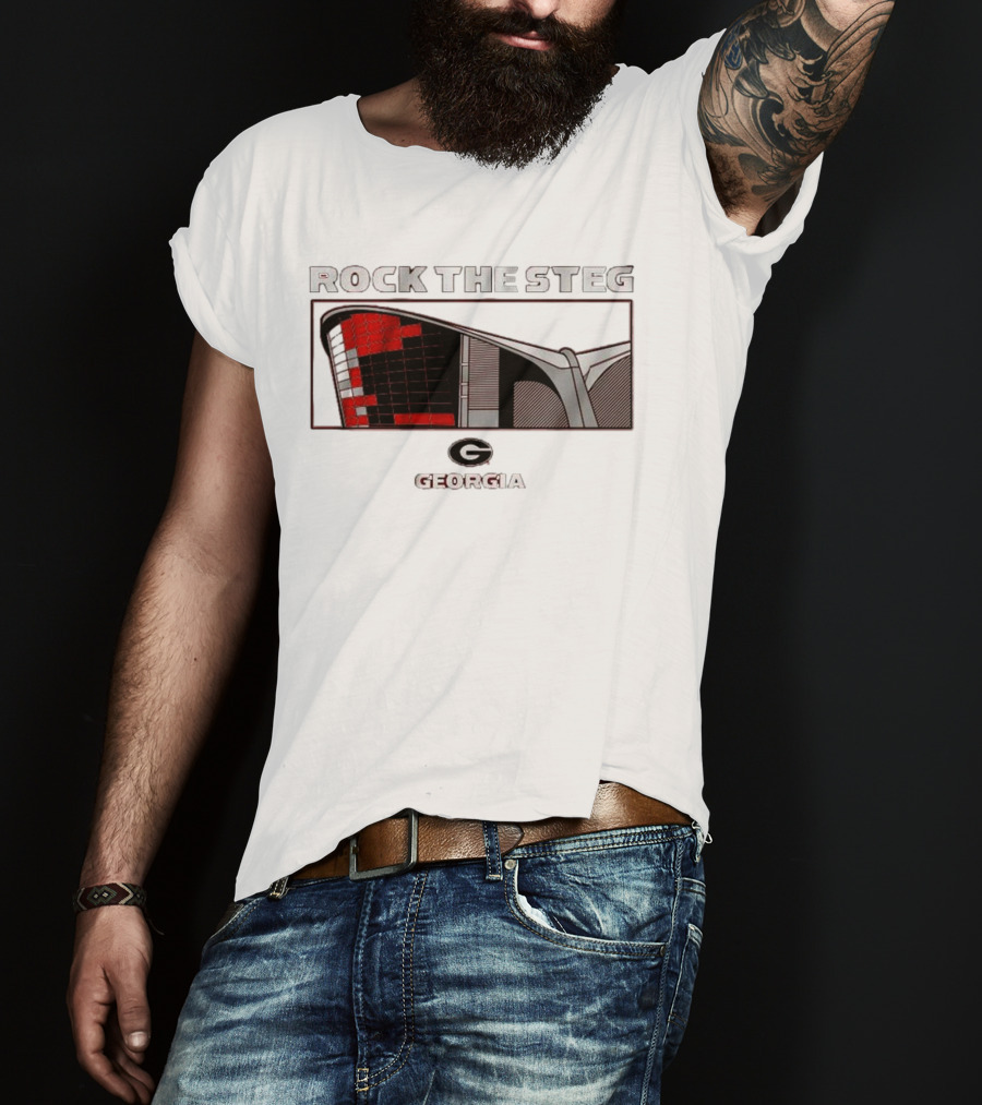 Georgia Bulldogs Rock The Steg Arena Georgia T-Shirt