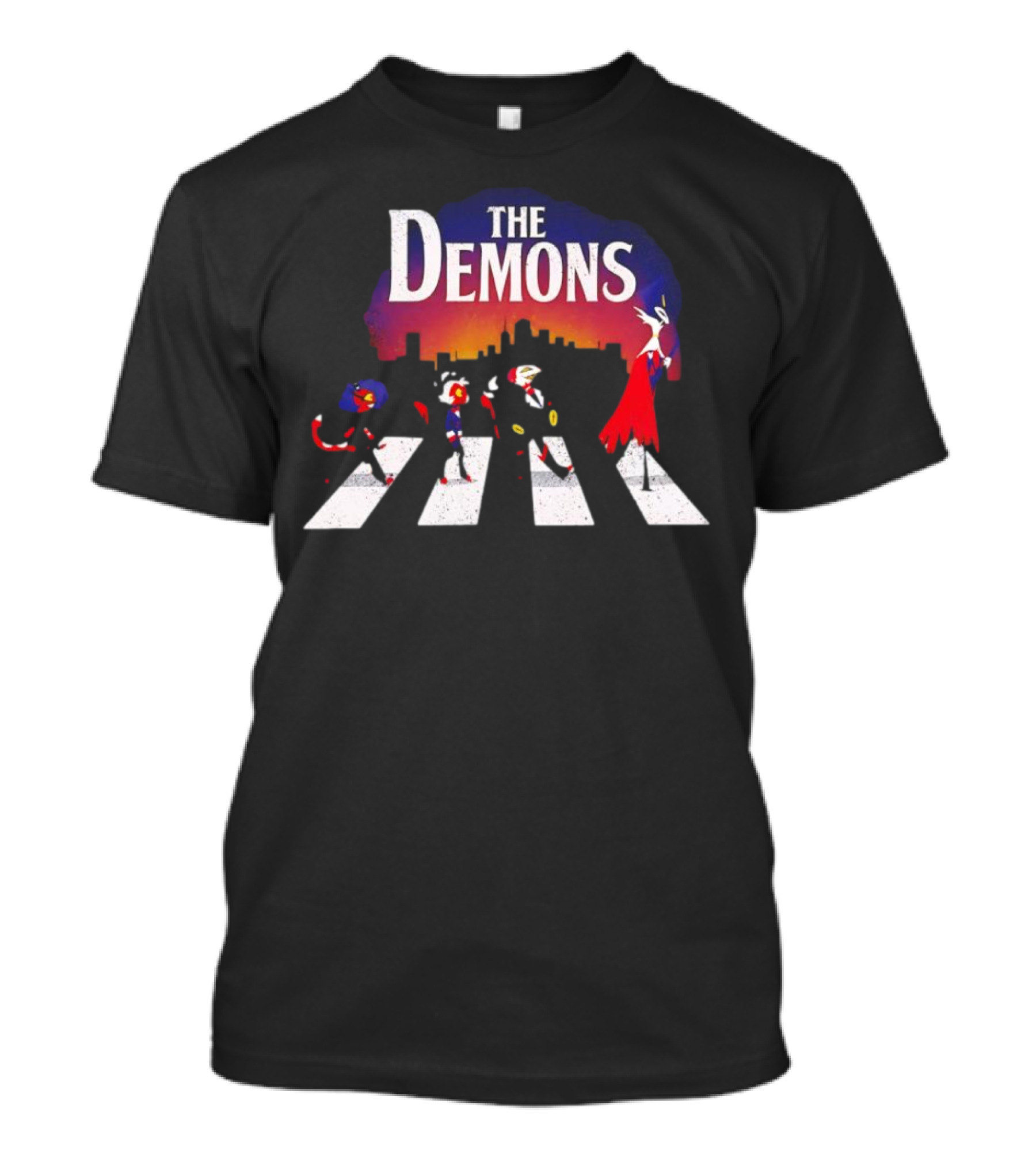 Hazbin Hotel Demons Walking Crosswalk T-Shirt