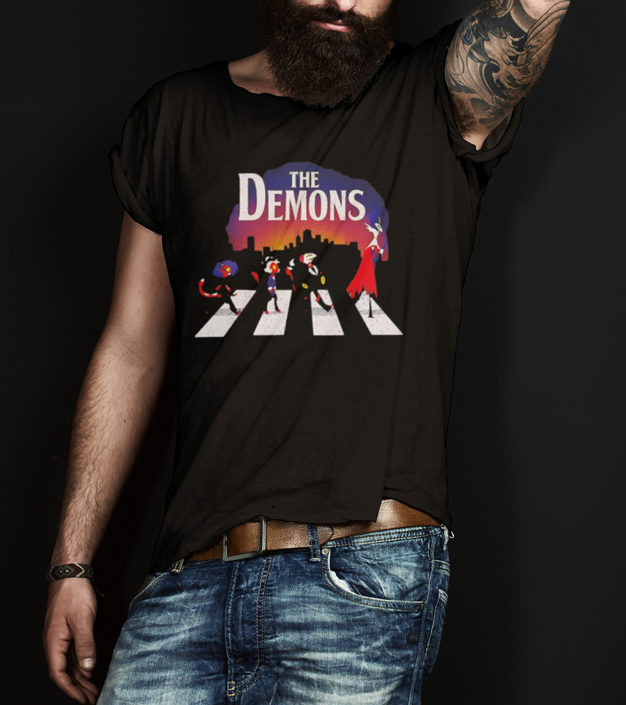 Hazbin Hotel Demons Walking Crosswalk T-Shirt