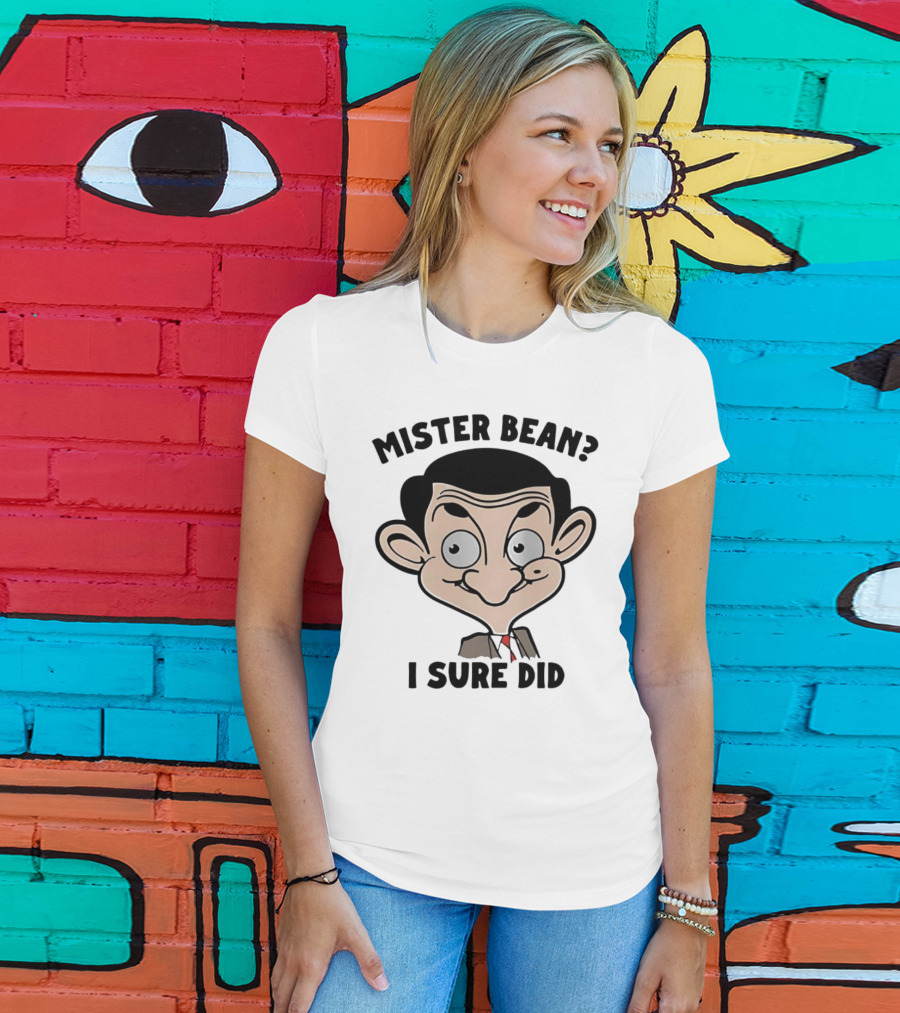 Mister Bean I Sure Did Face T-Shirt