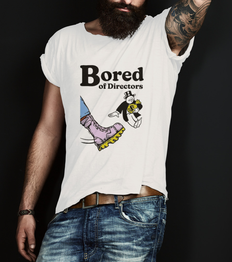 Bored Of Directors Stomp Boot Money Bag T-Shirt