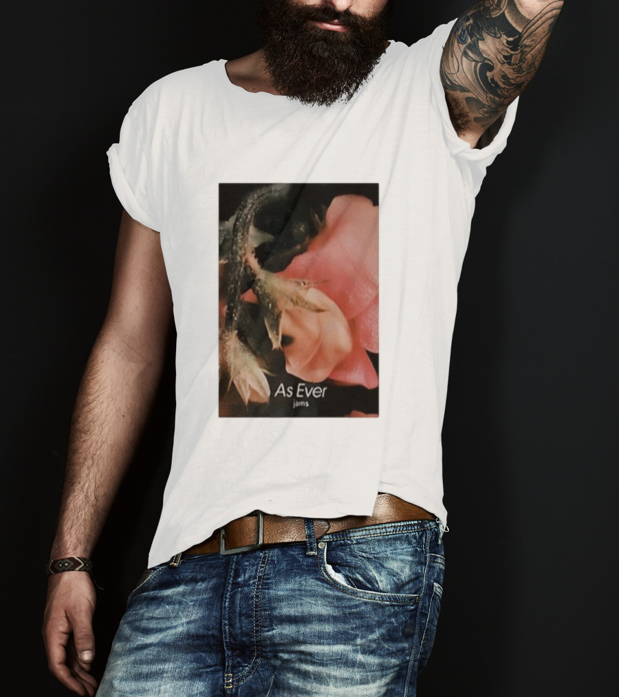 As Ever Jams 02 Pink Floral Close-Up T-Shirt