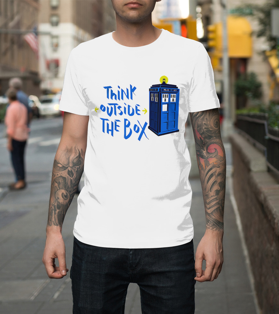 Think Outside The Box Doctor Who Tardis T-Shirt