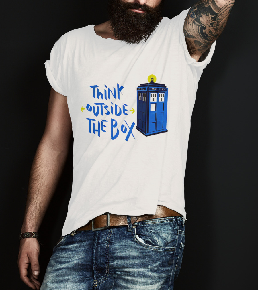 Think Outside The Box Doctor Who Tardis T-Shirt