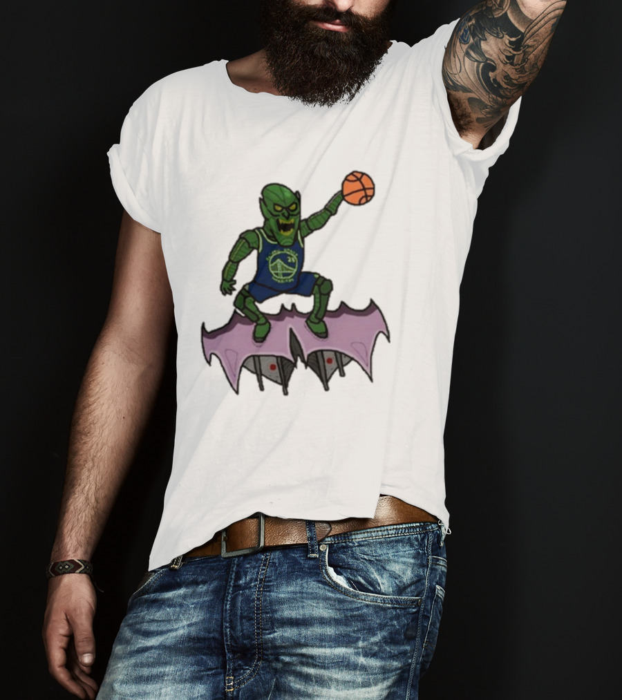 Golden State Warriors Draymond Green Goblin Basketball Crossover T-Shirt
