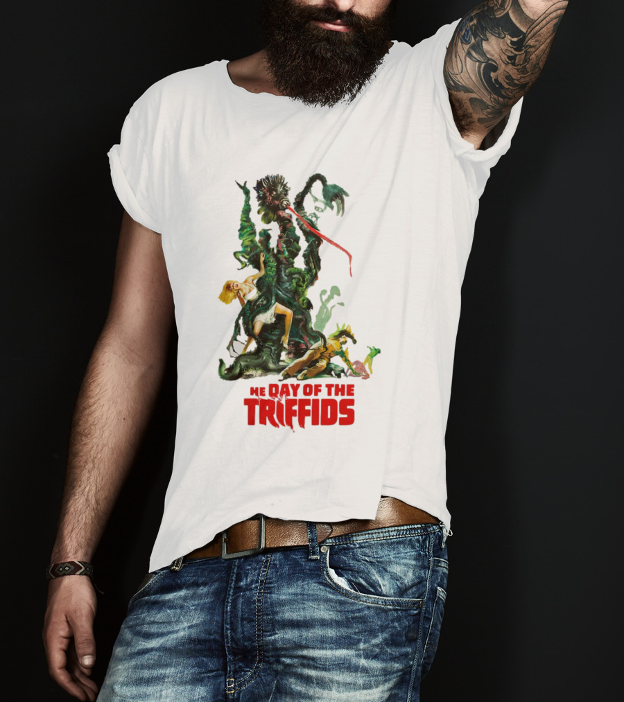 The Day Of The Triffids Classic Movie Horror Imagery T-Shirt