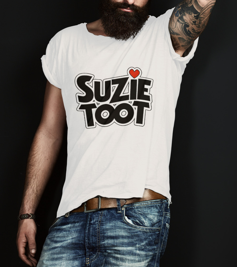 Suzie Toot Heart With Red Love Symbol T-Shirt