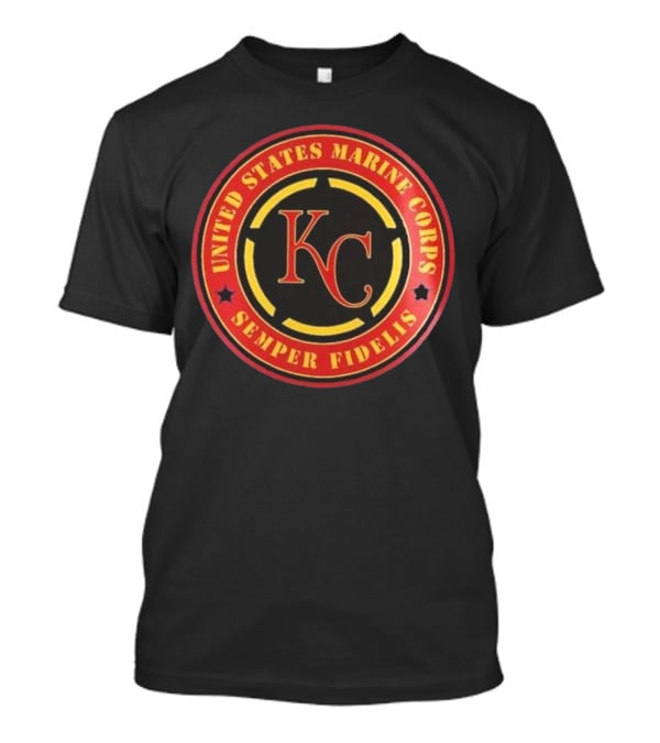 Kansas City Royals MLB United States Marine Corps Semper Fidelis Military Appreciation Night 2025 T-Shirt