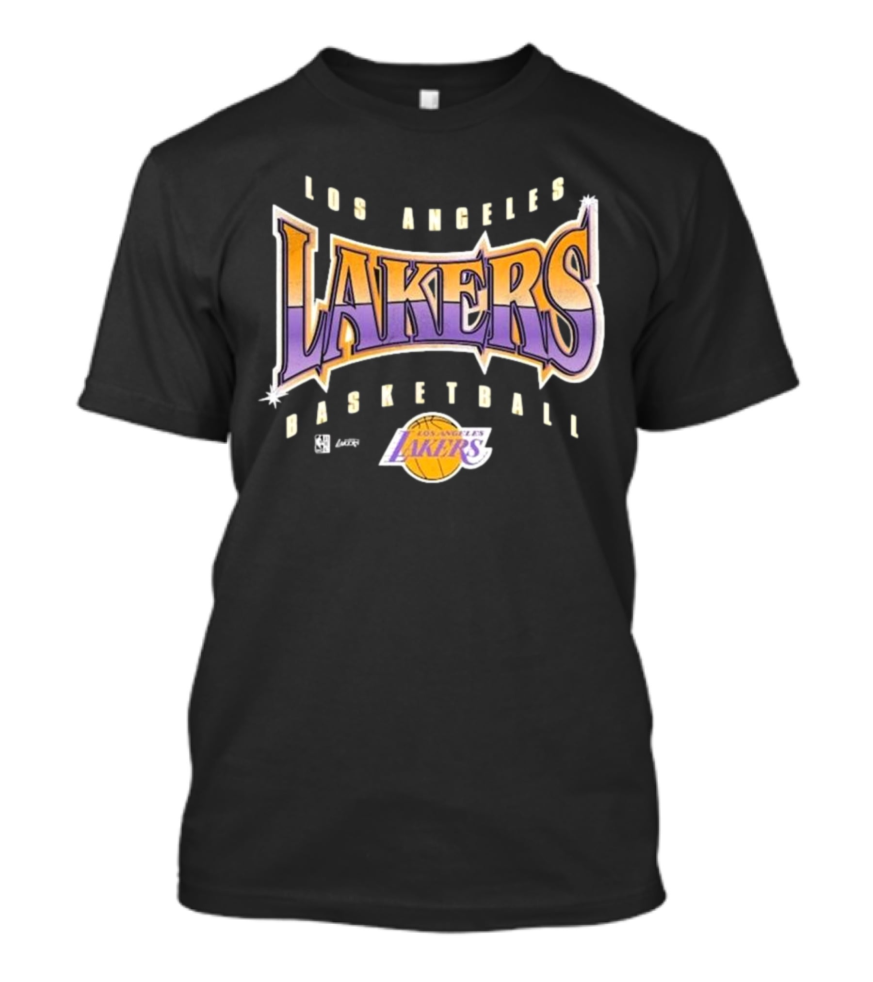 Los Angeles Lakers Basketball Vintage Style Typography T-Shirt