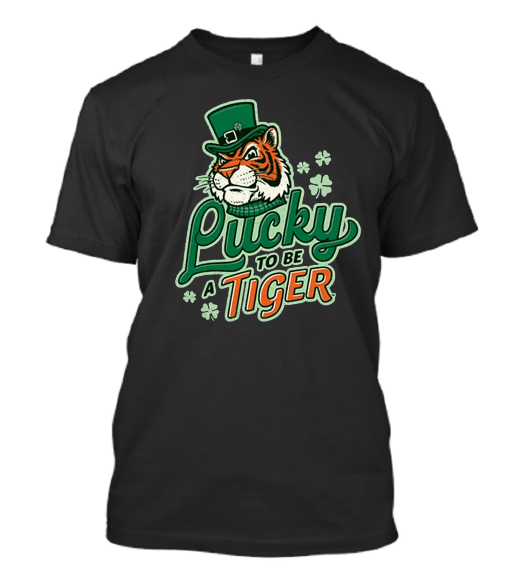 Lucky To Be A Tiger Saint Patrick’s Day Tiger Town T-Shirt