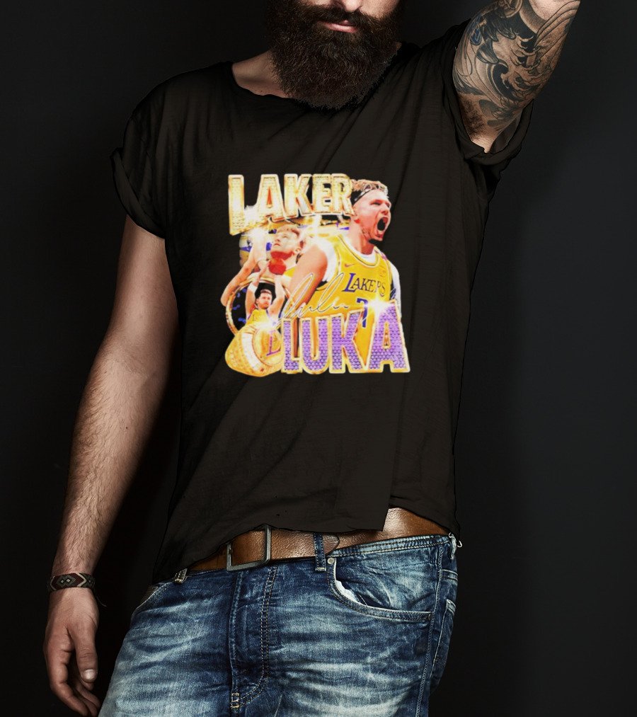 Laker Luka Doncic Lakers Basketball Vintage Style T-Shirt