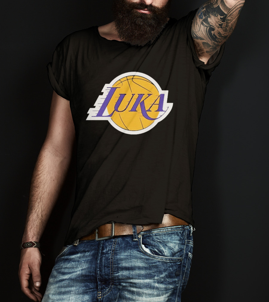 Luka Los Angeles Showtime Basketball-Inspired T-Shirt