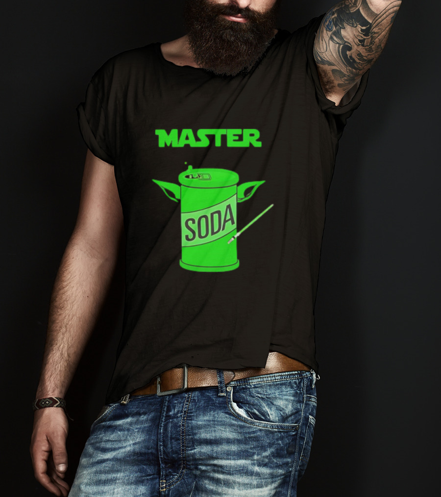 Master Soda Lightsaber Yoda Can T-Shirt
