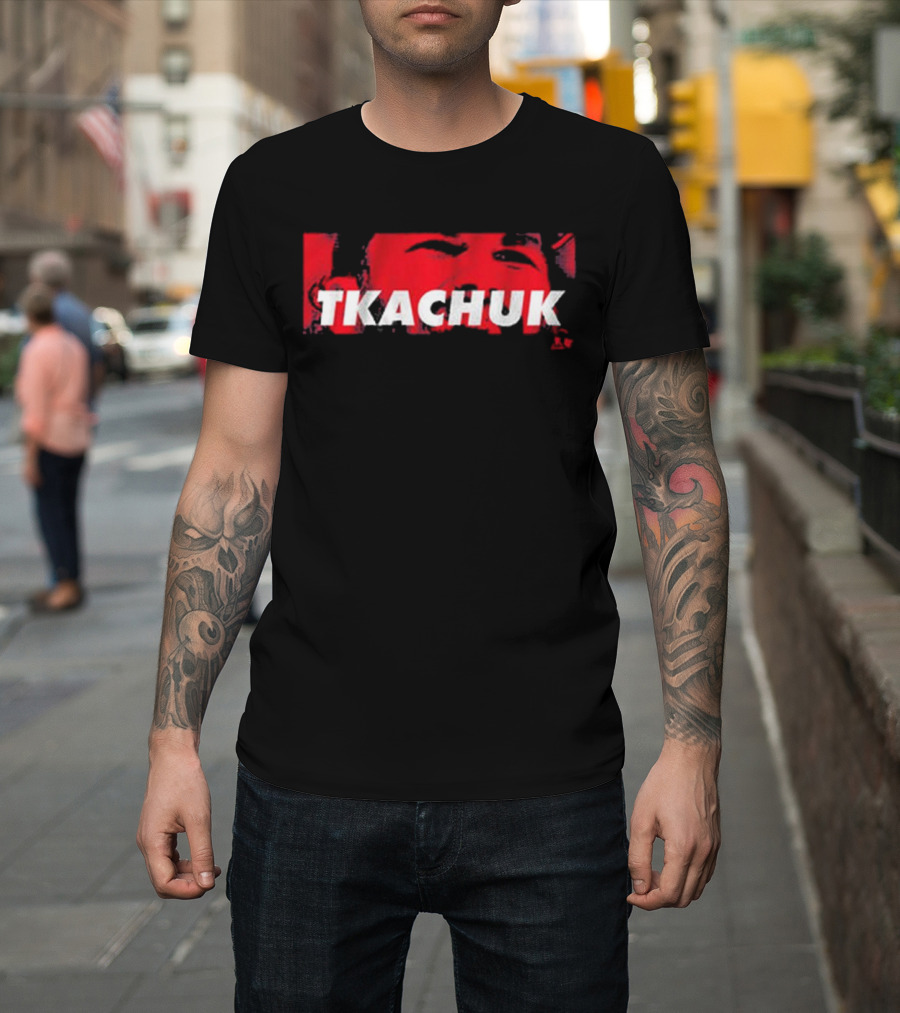 Tkachuk Eyes Red Graphic T-Shirt