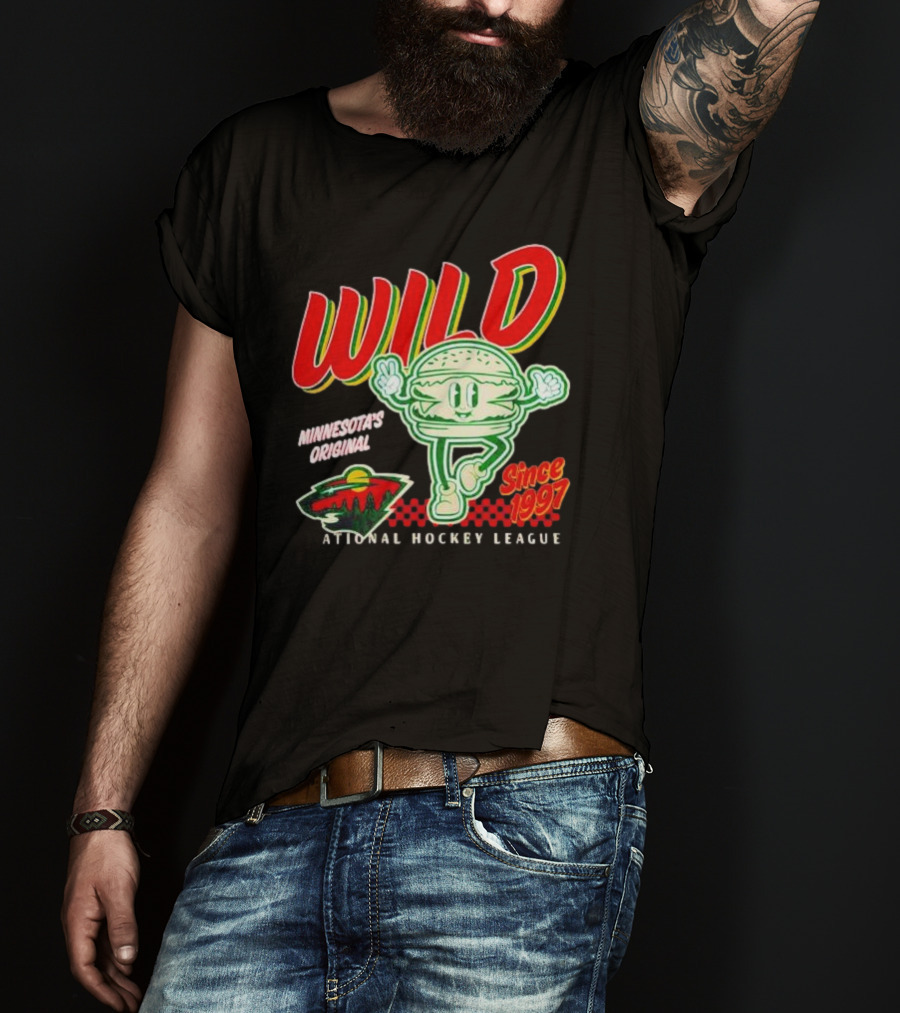 Minnesota Wild Original Mascot Since 1997 National Hockey League T-Shirt