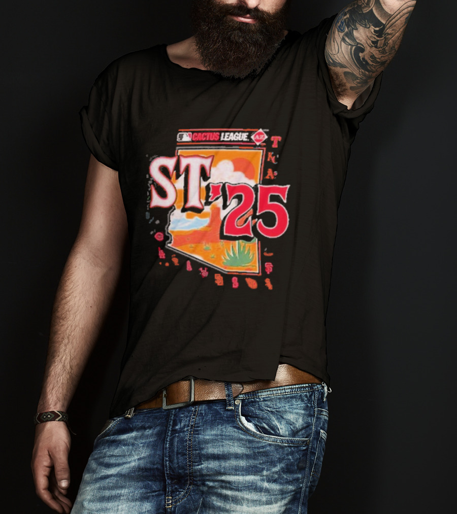 MLB 2025 Spring Training Cactus League Arizona ST25 T-Shirt