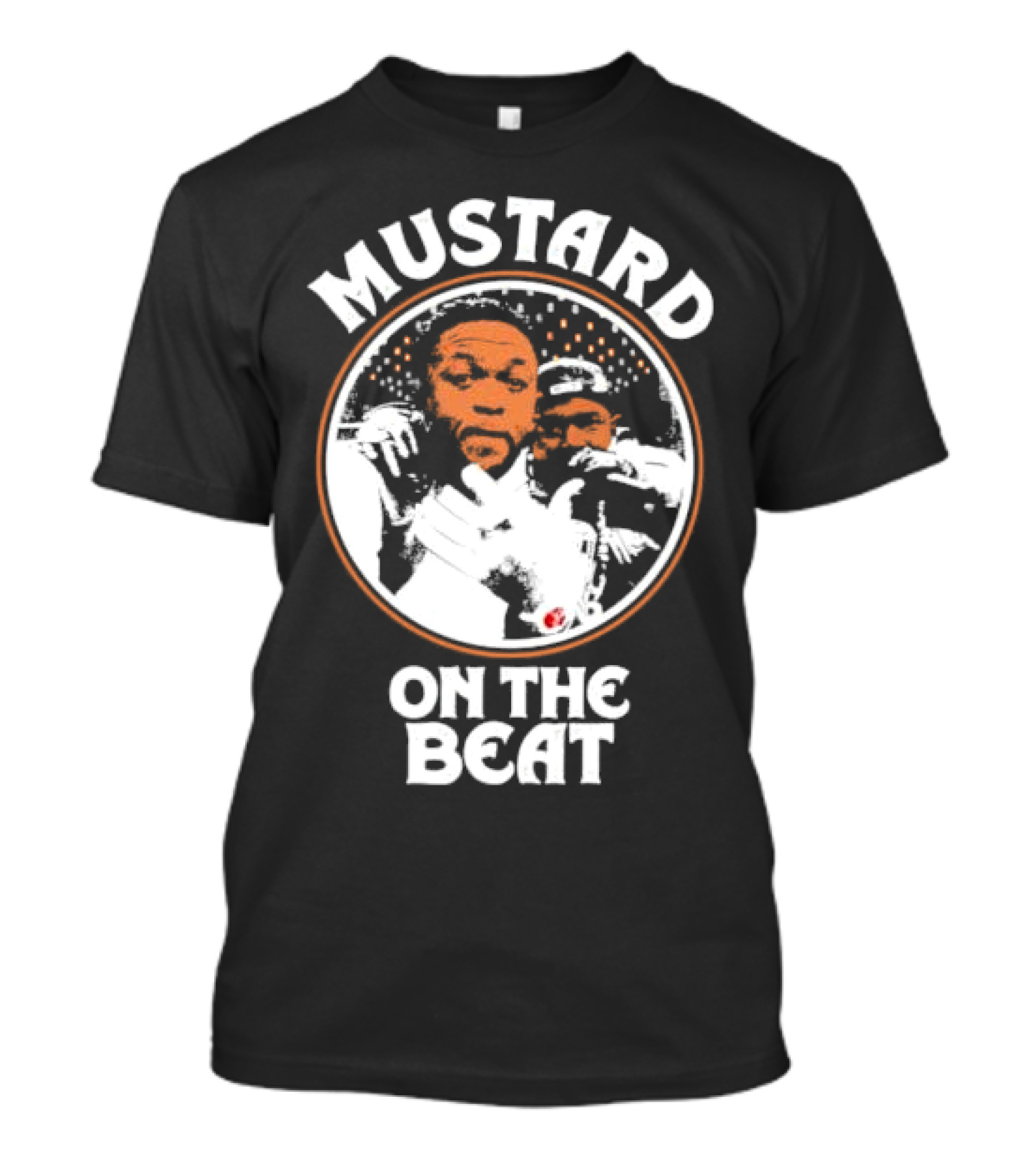 Mustard On The Beat DJ Mustard Circle Design T-Shirt