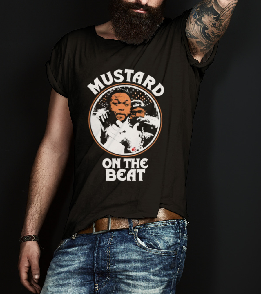 Mustard On The Beat DJ Mustard Circle Design T-Shirt