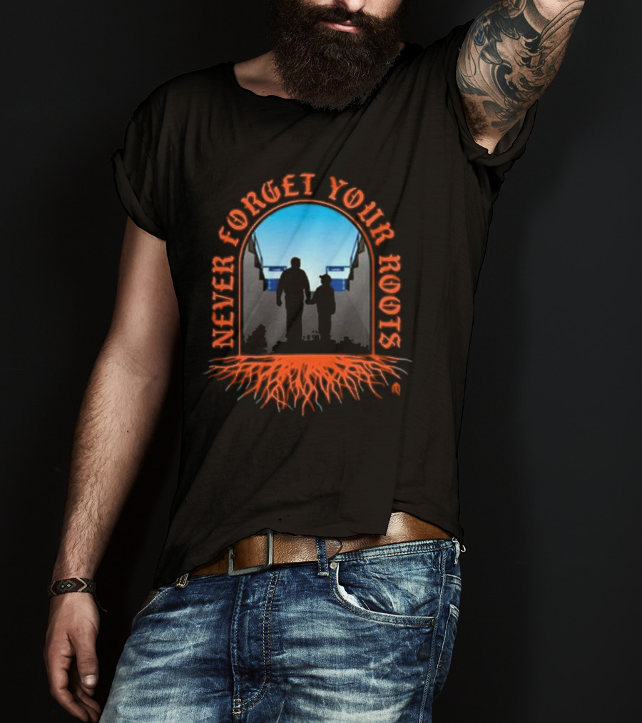 Never Forget Your Roots Family Connection Silhouette Roots T-Shirt