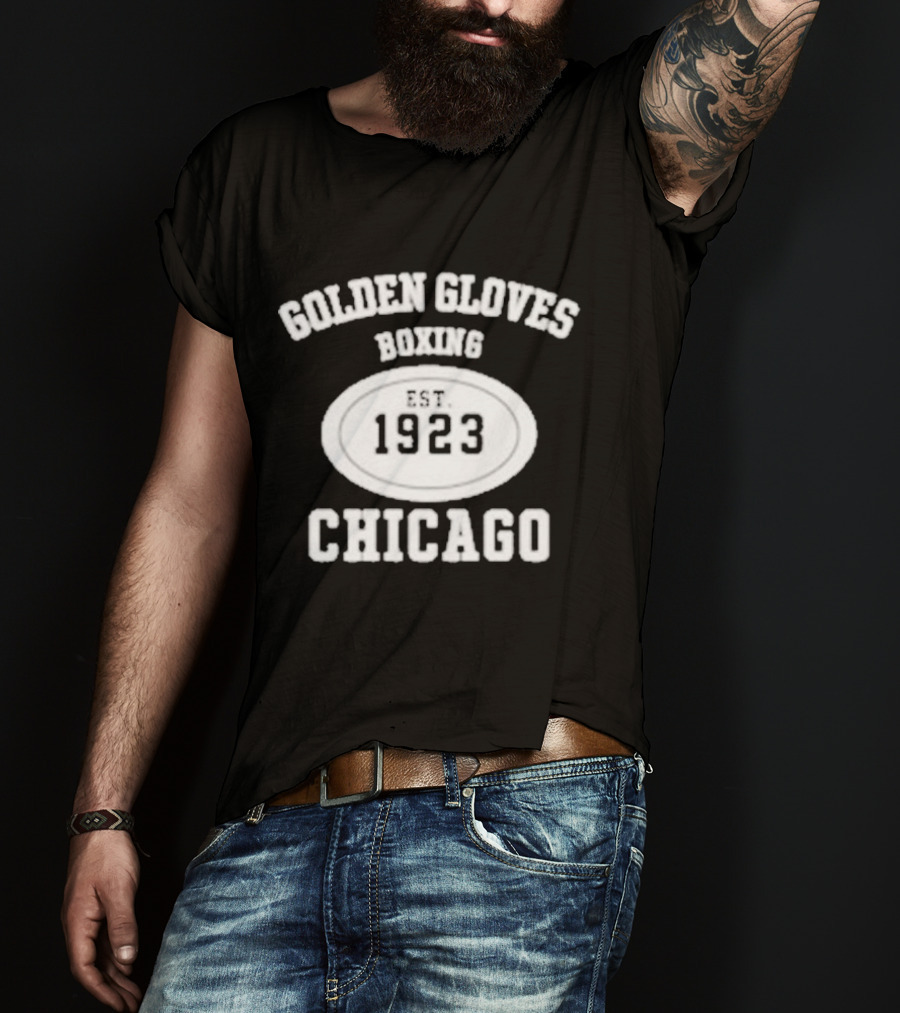 Golden Gloves Boxing 1923 Chicago Vintage Style T-Shirt