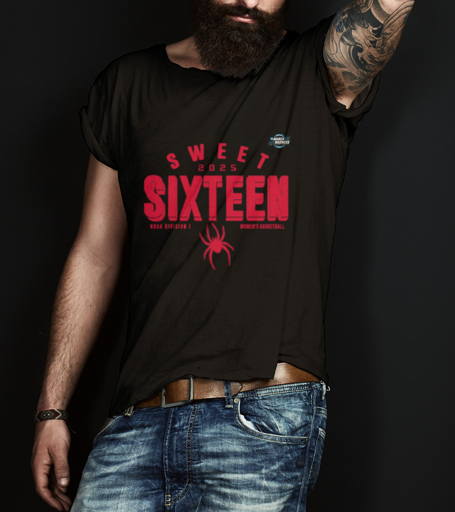 Richmond Spiders Sweet Sixteen 2025 NCAA Women’s Basketball Tournament March Madness T-Shirt