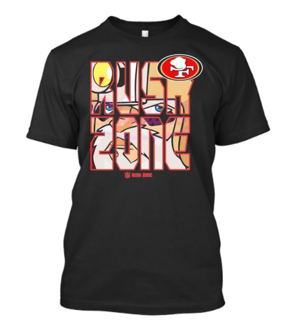 San Francisco 49ers NFL Rush Zone Cartoon Football T-Shirt