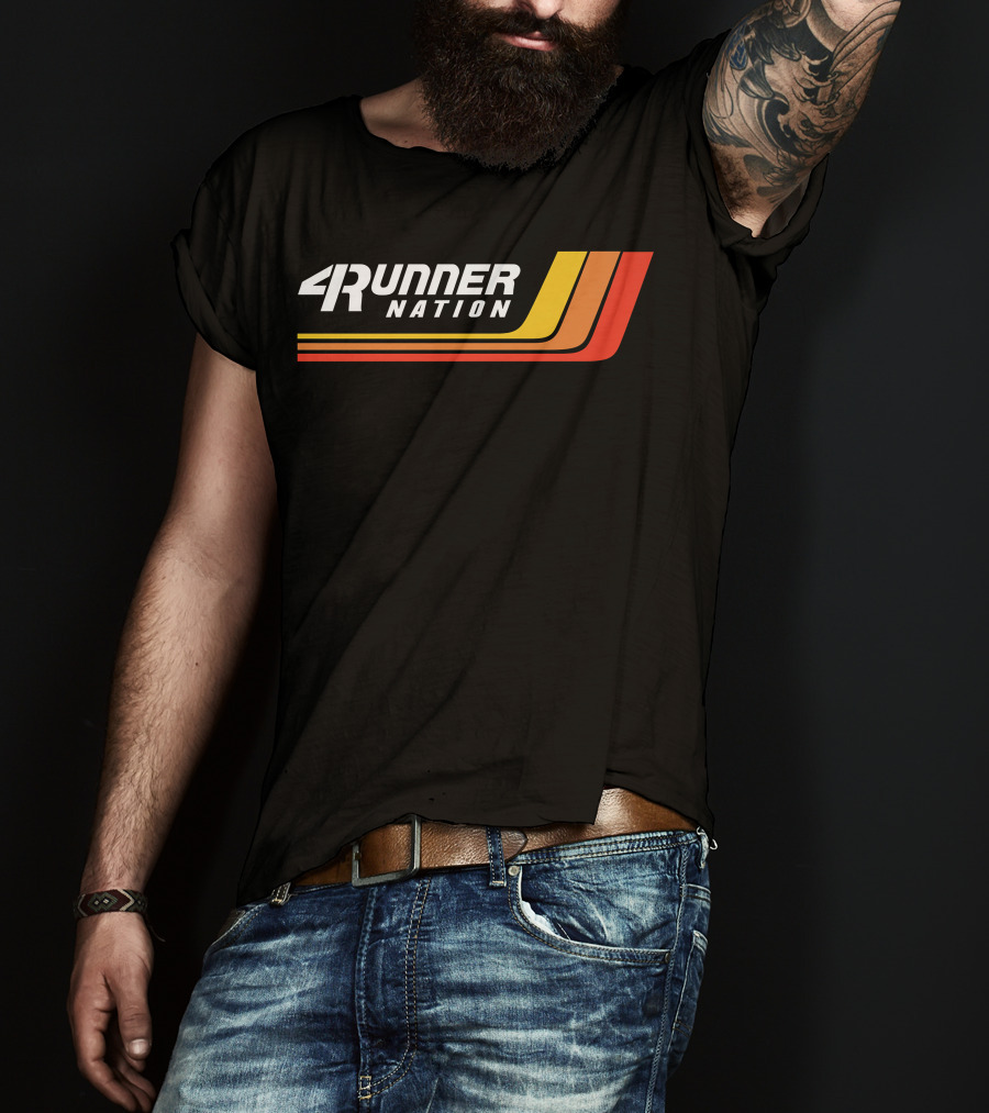 4Runner Nation Vintage Racing Stripes Premium T-Shirt