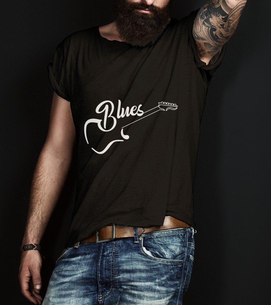 Blues Guitar Player T-Shirt