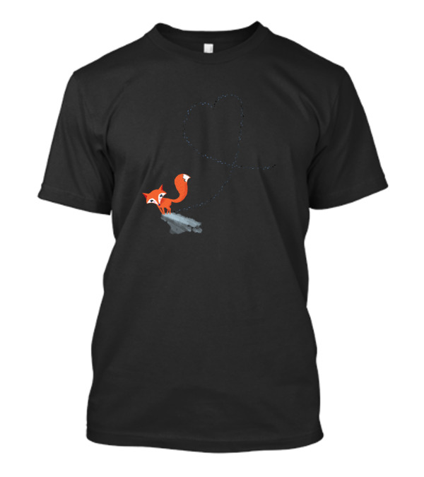 Foxy Love Heart Trail T-Shirt