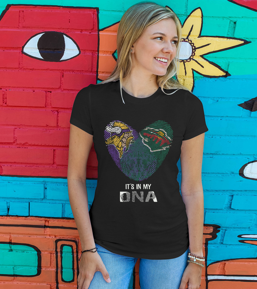 Vikings Minnesota Wild It's In My DNA T-Shirt