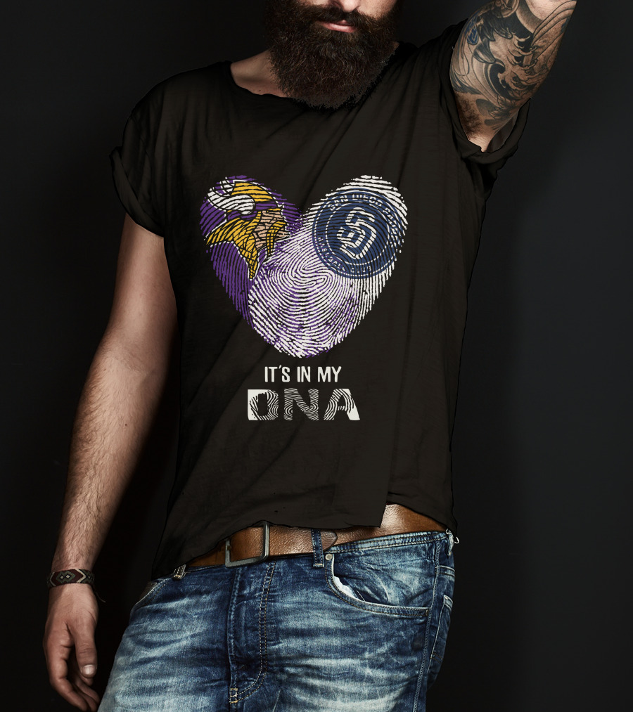 It's In My DNA Vikings San Diego Padres T-Shirt