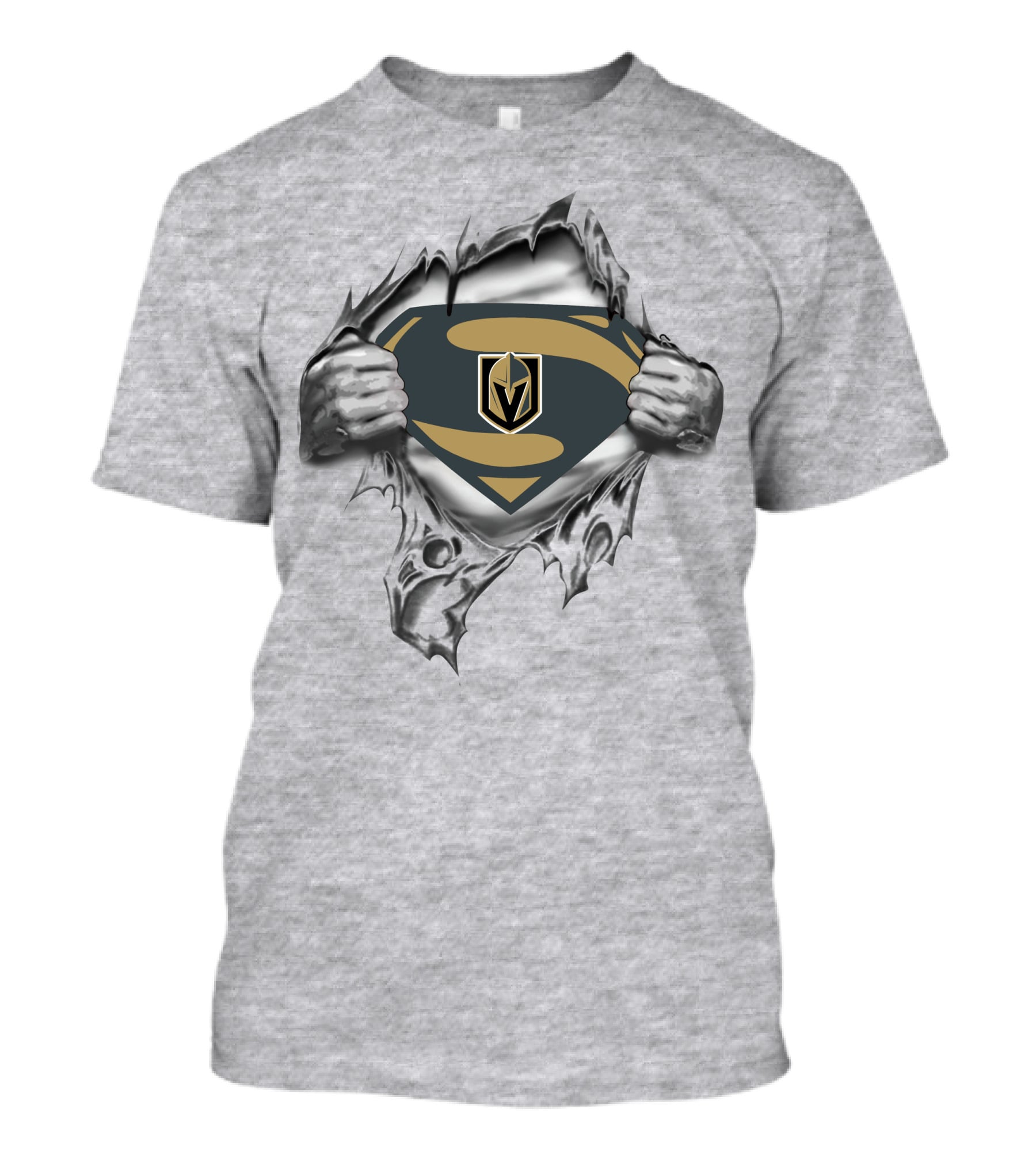 Vegas Golden Knights Superman Crest T-Shirt