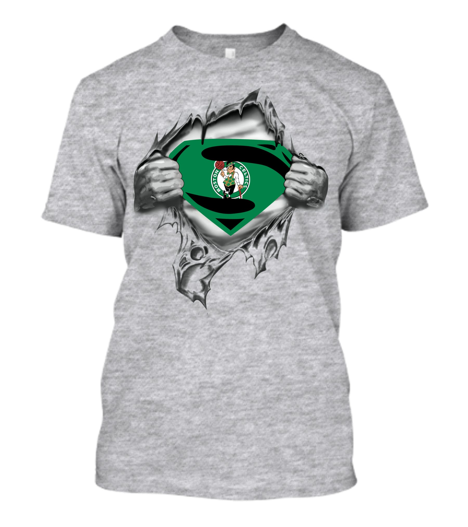 Boston Celtics Superman Logo Breakout T-Shirt