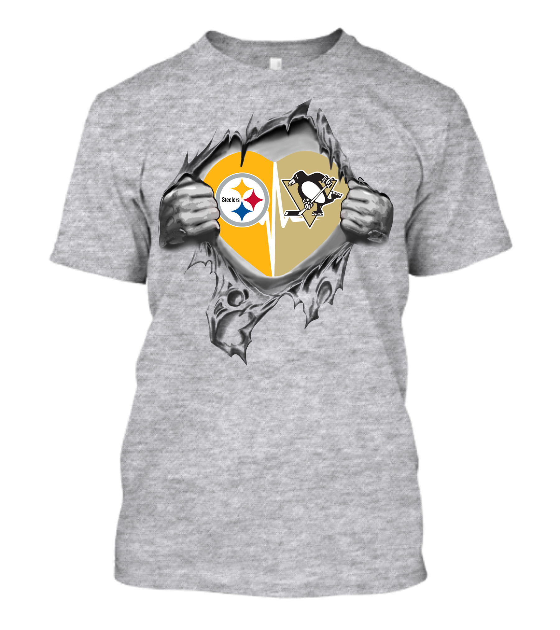 Steelers Penguins Heartfelt Loyalty T-Shirt