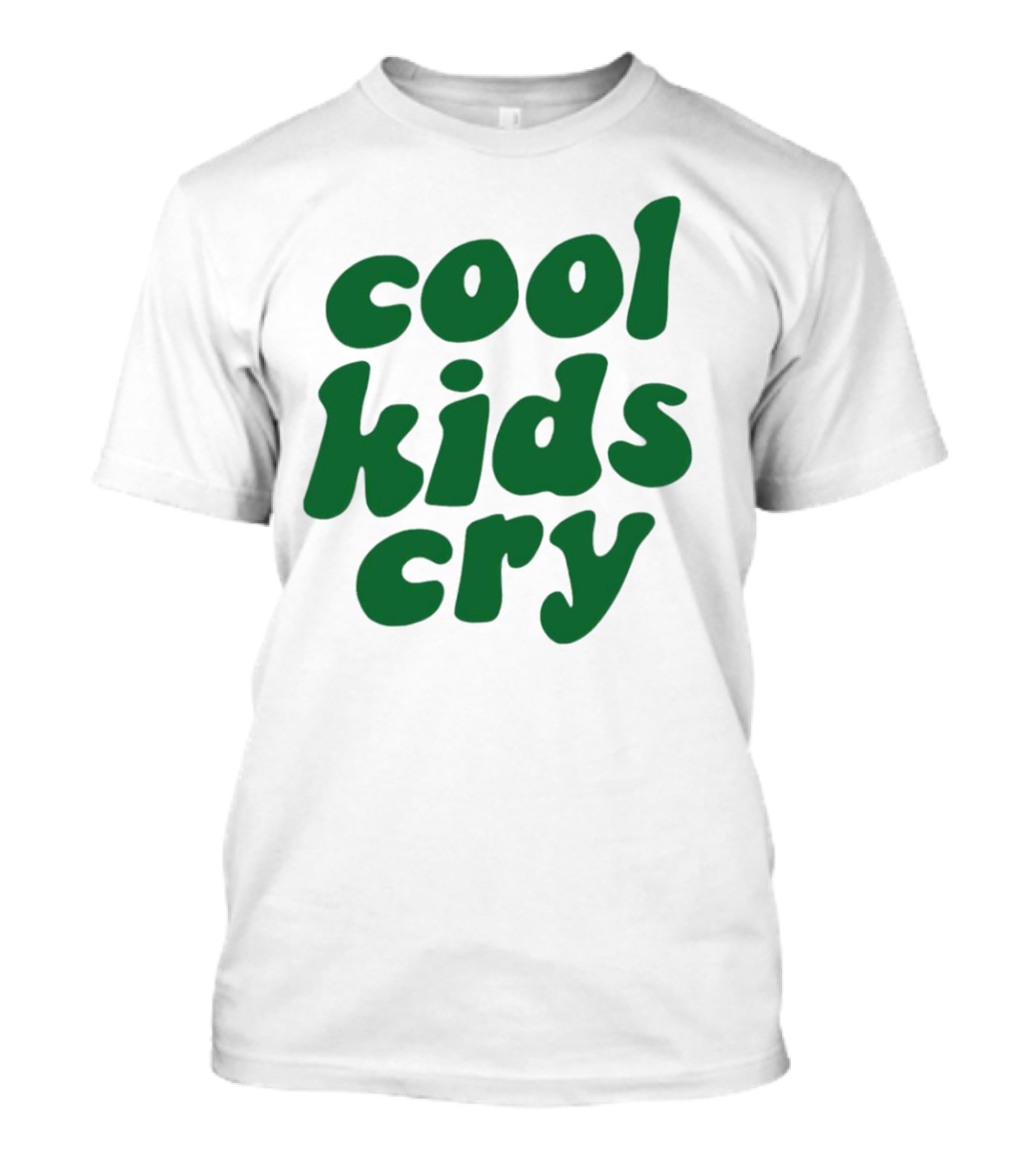 Cool Kids Cry Retro Green T-Shirt