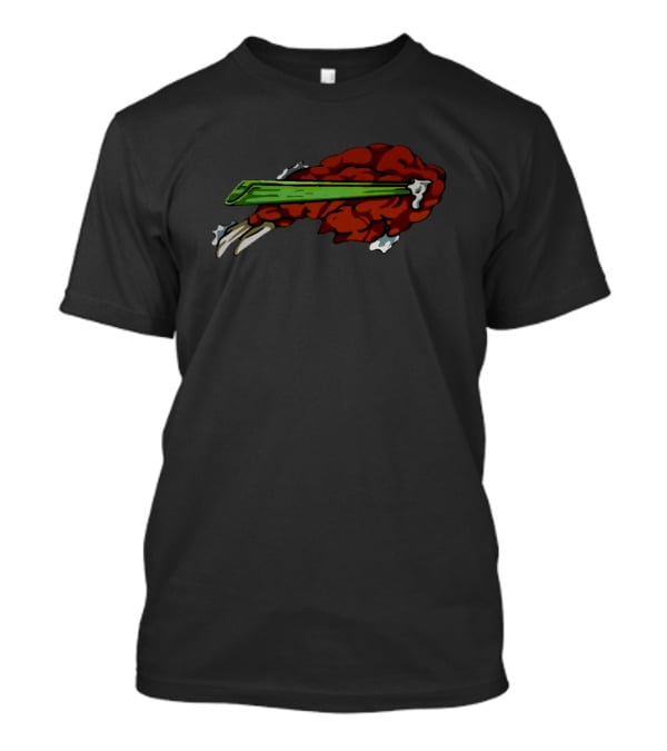 Buffalo Bills Chicken Wing Celery Football Fusion T-Shirt