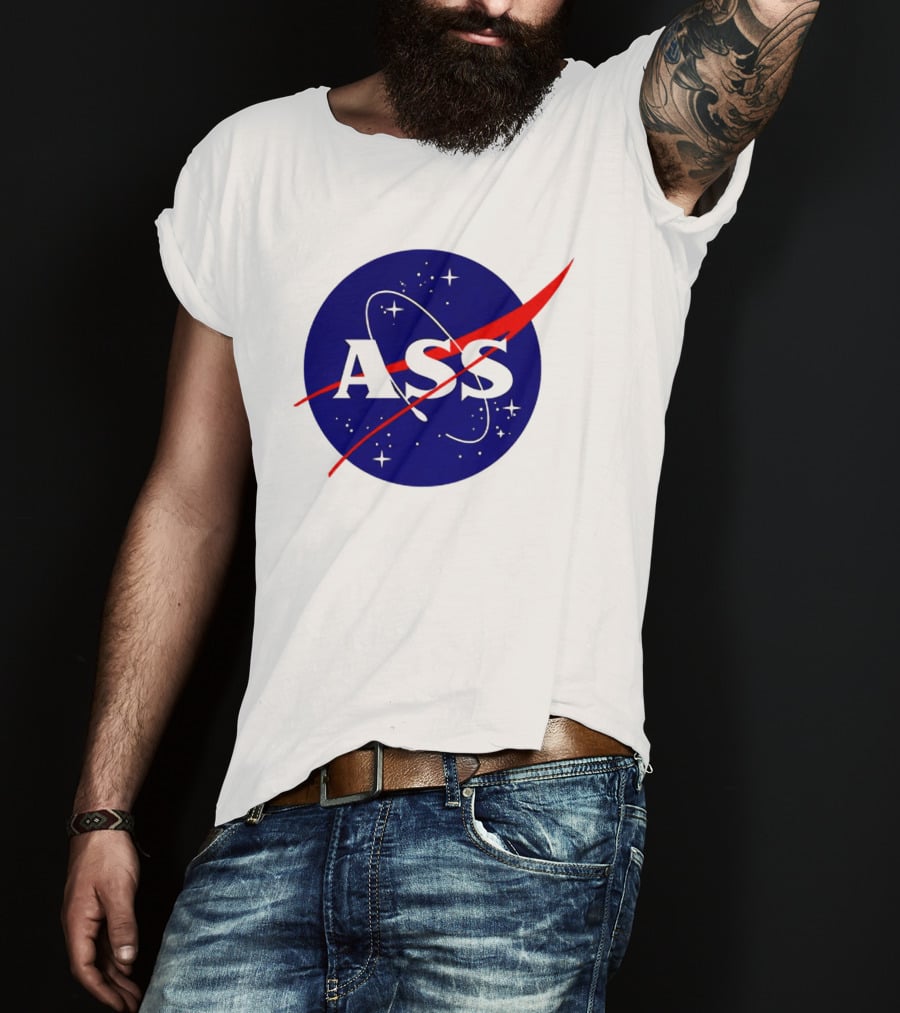 Nasa Ass Logo Space T-Shirt