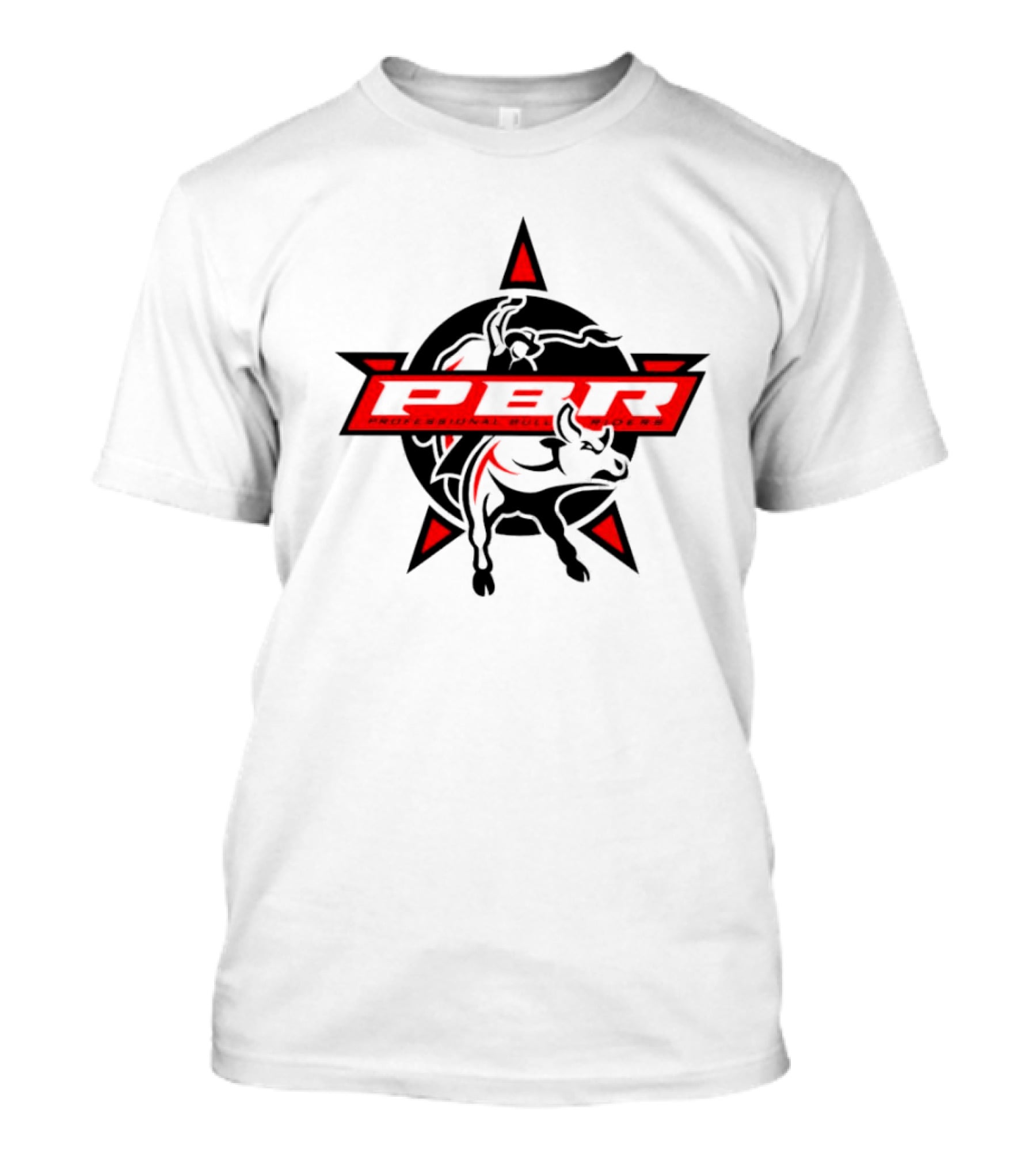 PBR Professional Bull Riders Bull Logo With Stars T-Shirt