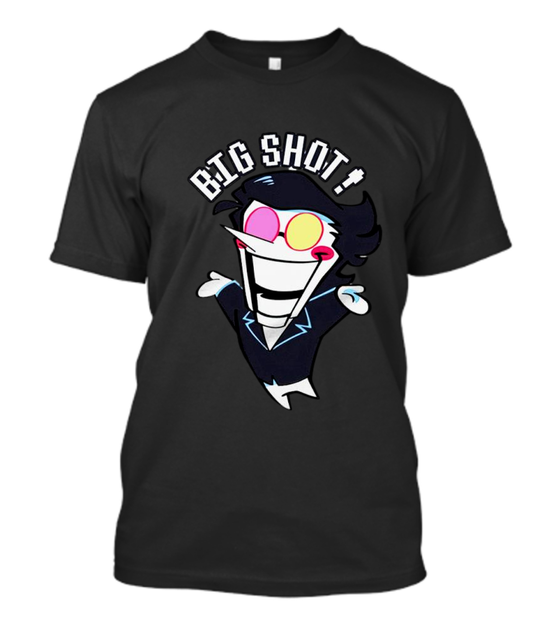 Spamton Big Shot Character With Bold Retro Sunglasses T-Shirt