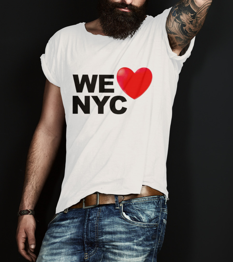 WE Heart NYC Red Love T-Shirt
