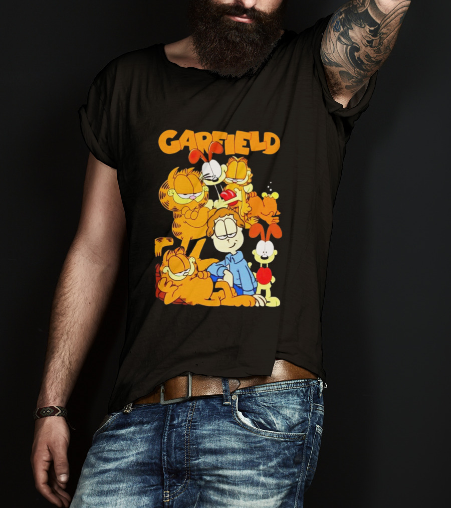 Garfield And Friends Cartoon Characters Reunion T-Shirt