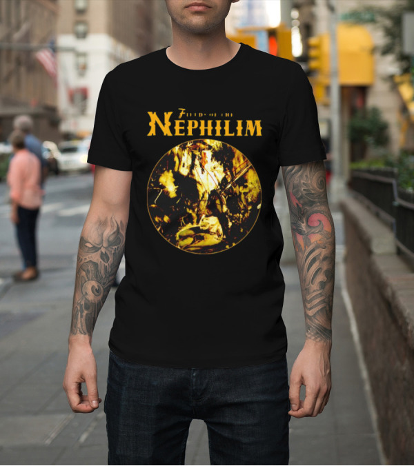 Shirt: Fields of the Nephilim Elizium Abstract Circle T-Shirt Fields of the Nephilim Elizium Abstract Circle T-Shirt