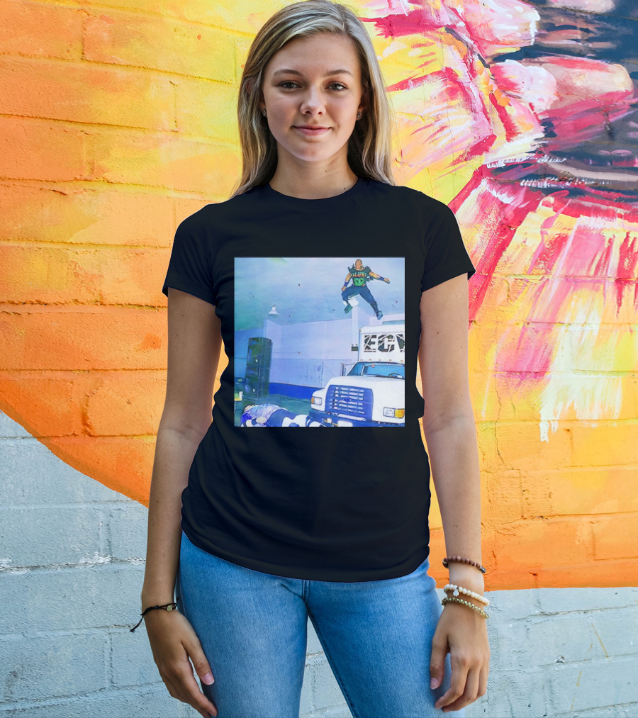 Jerome Young New Jack Flying ECW Truck Arena Scene T-Shirt