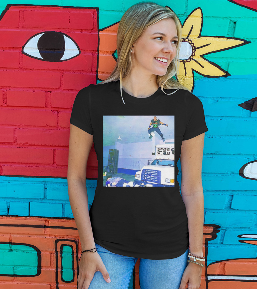 Jerome Young New Jack Flying ECW Truck Arena Scene T-Shirt